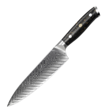 Cuchillo de Chef -Acero de Damasco- 33cm
