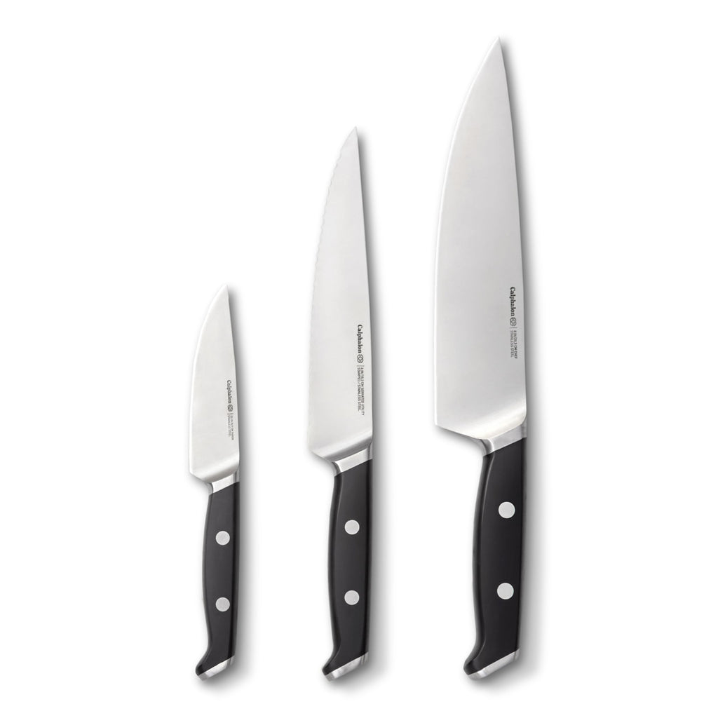 Set de cuchillos de 3 piezas Calphalon Premier - Acero Inoxidable -