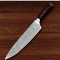 Cuchillo Damasco de Chef - Acero Inoxidable - 20 cm